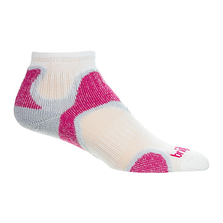 Bridgedale Coolfusion Run Speed Diva Light Mini Sock - Women's-Dusky Pink-Medium