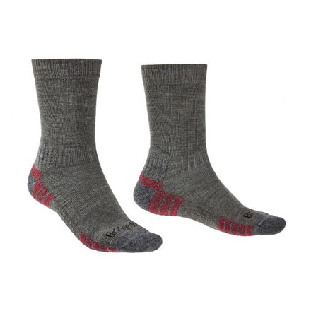 Bridgedale Hike Lightweight Merino Endurance Boot Socks - Mens, Grey Heather, Medium/Extra Large, 710152-124-MLXL