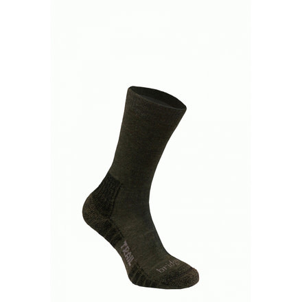 Bridgedale Men's Woolfusion Trail Socks, Dark Green, Extra Large B610152-014-XL