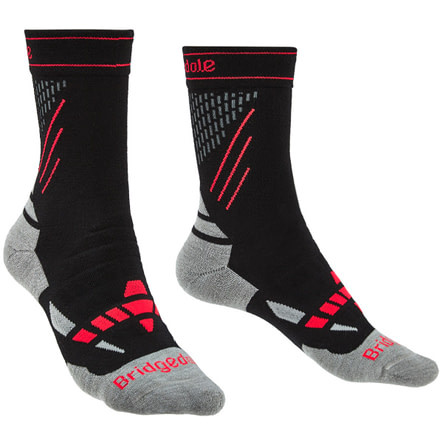 Bridgedale Ski Nordic Race Socks - Womens, Black/Stone, Small, 710074-850-S