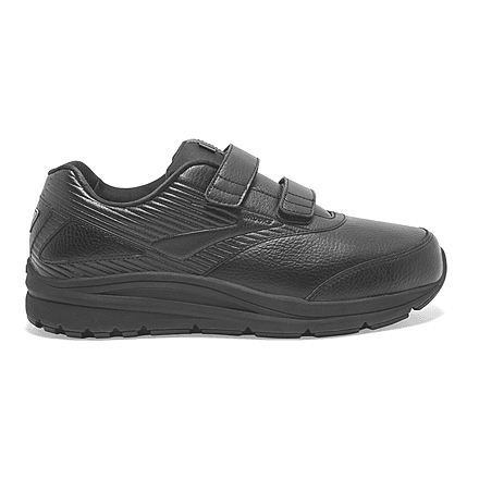 Brooks Addiction Walker V-Strap 2 - Mens, Black/Black, Extra Wide, 10.5, 1103204E072.105