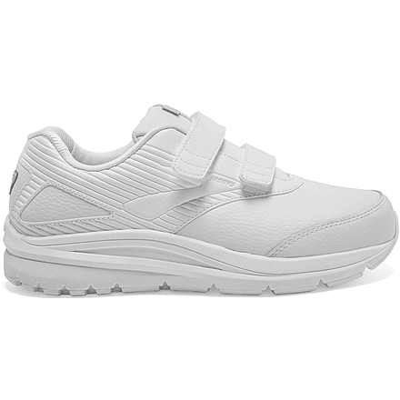 Brooks Addiction Walker V-Strap 2 - Womens, White/White, Wide, 12.0, 1203091D142.120