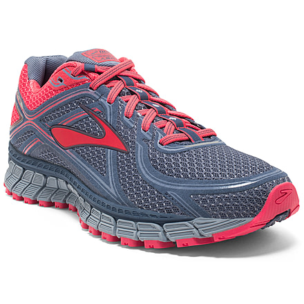 Brooks Adrenaline ASR 13 Trail Running Shoe - Women's-Blue/Teaberry/Stone-Medium-7.5
