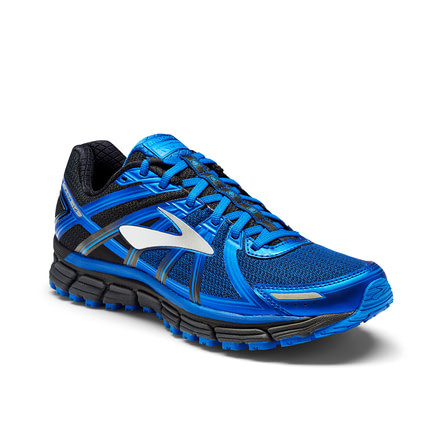 Brooks Adrenaline ASR 14 Men's Road Running Shoe, Black/Ebony/Lapis Blue, 110254 035