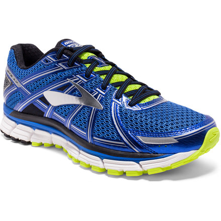 Brooks Adrenaline GTS 17 Road Running Shoe - Men's-Anthracite/Blue/Silver-Medium-8