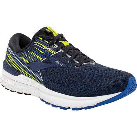 Brooks Adrenaline GTS 19 Road Running Shoes - Mens, Black/Blue/Nightlife, Medium, 8.5, 1102941D069.085