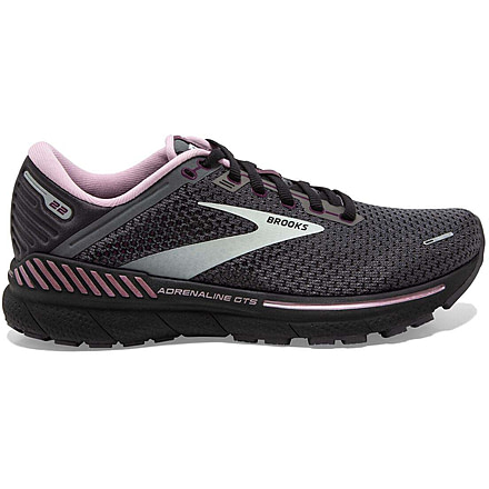 Brooks Adrenaline GTS 22 Running Shoes - Womens, Medium, Pearl/Black/Metallic, 11.5, 1203531B015.115