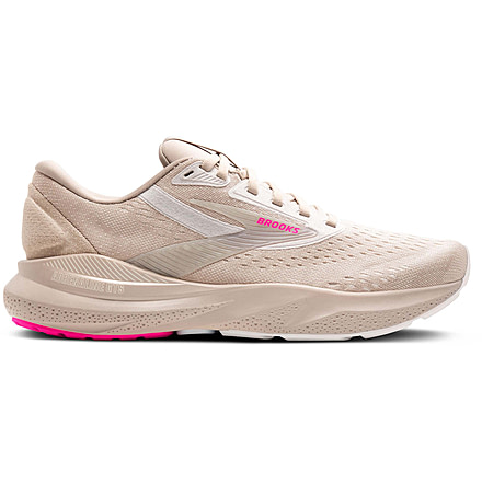 Brooks Adrenaline GTS 24 Road Running Shoes - Womens, Chateau Grey/Coconut/Pink, 6.5 US/Medium, 1204261B159.065