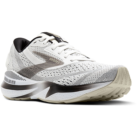 Brooks Adrenaline GTS 24 Road Running Shoes - Mens, White/Black/Pelican, 8, 1D, 1104371D126.080