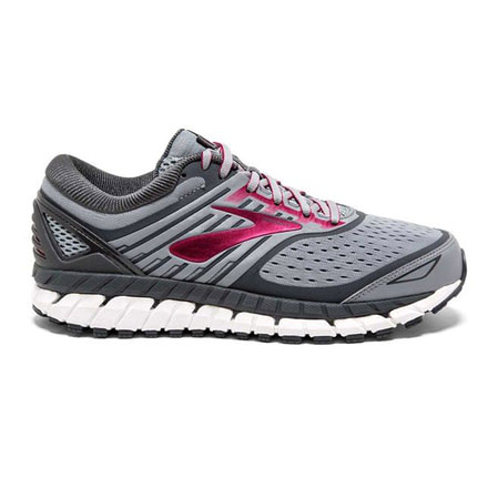 Brooks Ariel 18 Road Running Shoes - Womens, Grey/Grey/Pink, Medium, 7 US, 1202711B091.070