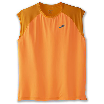 Brooks Atmosphere Sleeveless 2.0 - Mens, Marigold/Sun Glow, S, 211447867.025