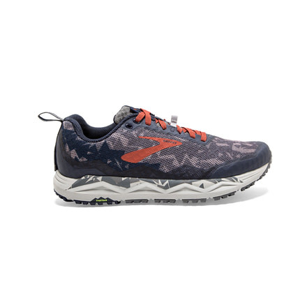 Brooks Caldera 3 - Mens, Grey/Brick/Navy, Medium, 10.5, 1102951D096.105