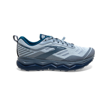 Brooks Caldera 4 Trailrunning Shoe - Mens, Blue Fog/Poseidon/Grey, 10.5D, 1103281D434.105