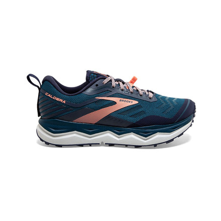 Brooks Caldera 4 Trailrunning Shoes - Womens, Blue/Peacoat/Desert Flower, 7.5B, 1203161B456.075