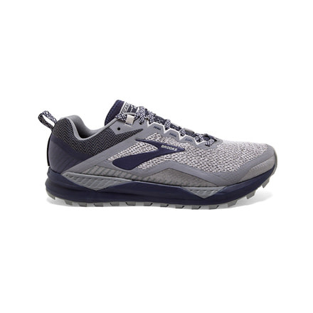 Brooks Cascadia 14 - Mens, Grey/Navy, Wide, 10.5, 1103102E020.105