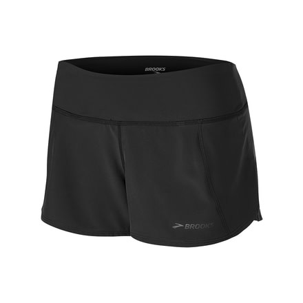 Brooks Chaser 3 inch Running Short - Women's-Black-X-Small