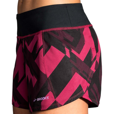Brooks Chaser 5 Inch Running Short - Womens, Plum Eclipse/Black, Extra Large, 221255569.040