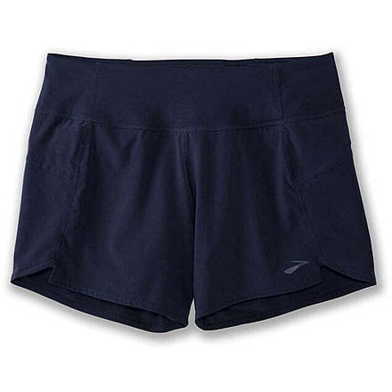 Brooks Chaser 5in Short - Womens, Navy, XS, 221465451.020