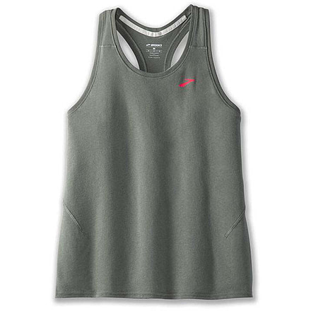 Brooks Distance Tank 2.0 - Womens, Dark Pebble, M, 221606356.030