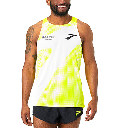 Brooks Elite Singlet - Mens, Beasts Gradient Print, S, 211392780.025