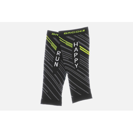 Brooks Fanatic Calf Sleeve, Black/Nightlife, Black/Nightlife, Large 741545-Black/Nightlife-L