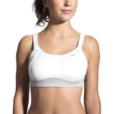 Brooks Fiona Bra, Sterling/White, 30 B, 350064-Sterling/Wht-30-B
