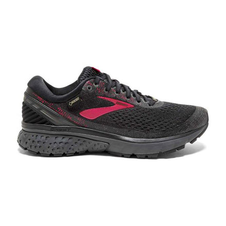 Brooks Ghost 11 GTX Road Running Shoes - Womens, Black/Pink/Ebony, Medium, 6.5 US, 1202761B071.065