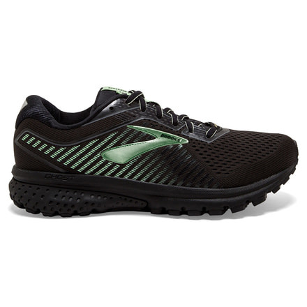 Brooks Ghost 12 GTX - Womens, Black/Ebony/Aqua, Medium, 11.0, 1202991B010.110