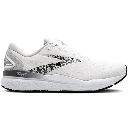 Brooks Ghost 16 Road Running Shoes - Womens, White/Oyster/Lava, 7.0 US/Medium, 1204071B147.070