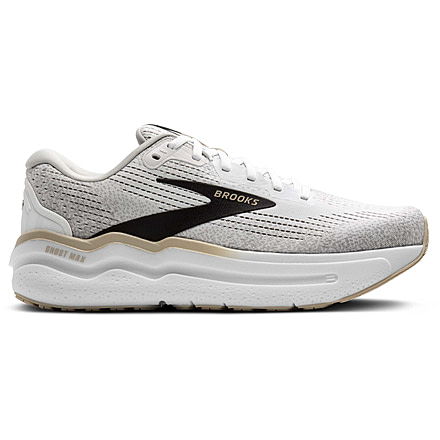 Brooks Ghost Max 2 Road Running Shoes - Mens, White/Pelican/Oyster, 11.0 US/Medium, 1104311D125.110