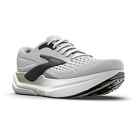 Brooks Ghost Max 3 Road Running - Mens, Bright White/Tea/Black, 8, 2E, 1104642E162.080