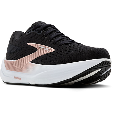 Brooks Ghost Max 3 Road Running Shoes - Womens, Black/black/Rose Gold, 8.5, 1B, 1204571B043.085
