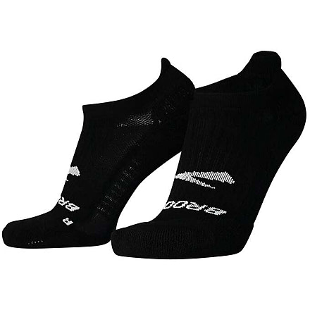 Brooks Ghost No Show Sock, Black, XL, 280498001.040