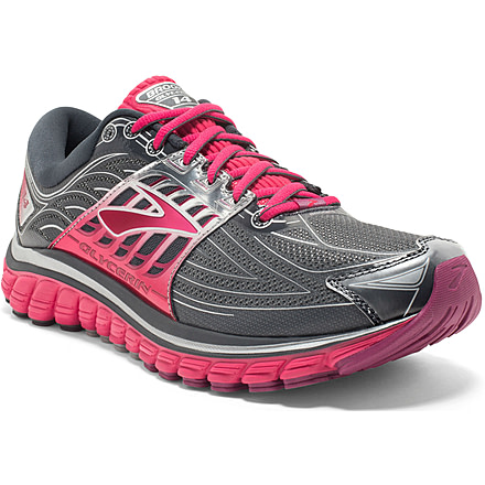 Glycerin 14 Road Running Shoe - Womens-Anthracite/Azalea/Silver-Medium-6.5