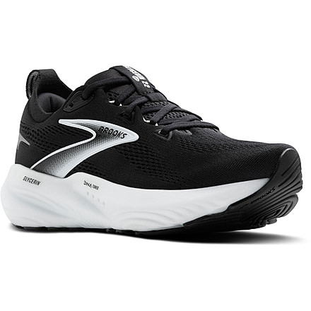 Brooks Glycerin 22 Road Running Shoes - Mens, Black/Grey/White, 8, 1D, 1104451D090.080