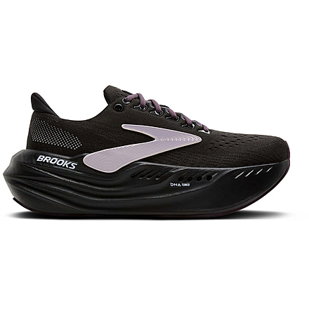 Brooks Glycerin Max Road Running Shoes - Womens, Black/Orchid Ice/Grey, 6.5 US/Medium, 1204361B067.065