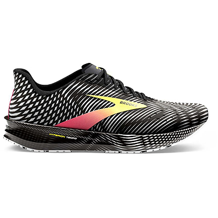 Brooks Hyperion Tempo Running Shoes - Mens, Black/Pink/Yellow, 13.0, 1103391D074.130