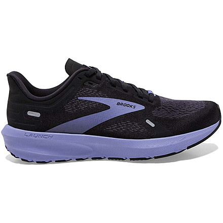 Brooks Launch 9 Running Shoes - Womens, Wide, Black/Ebony/Purple, 10.5, 1203731D060.105