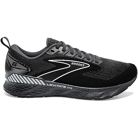Brooks Levitate GTS 6 Running Shoes - Mens, Blackened Pearl/Ebony/White, 7.0, 1103961D088.070