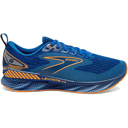 Brooks Levitate GTS 6 Running Shoes - Mens, Classic Blue/Orange, 9.5, 1103961D405.095