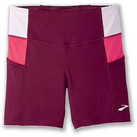 Brooks Method 5in Short Tight - Womens, Razzmatazz/Quartz/Hyper Pink, XS, 221523633.020