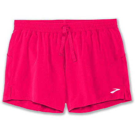 Brooks Moment 5in Short - Womens, Hyper Pink, M, 221582620.030