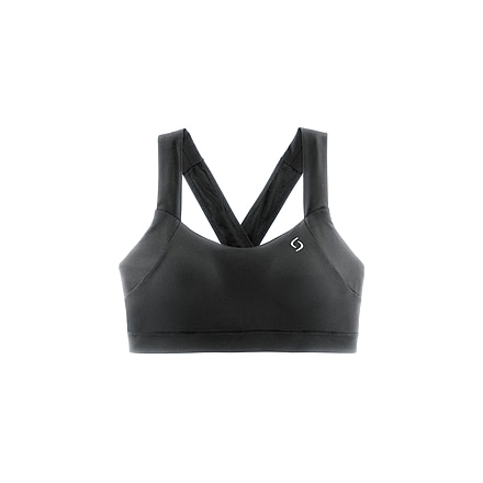 Brooks Moving Comfort UpLift Crossback Bra - Womens, Black, L, 300616001.035