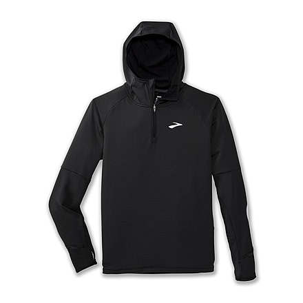 Brooks Notch Thermal Hoodie 2.0 - Men's, Black, L, 211402001.035