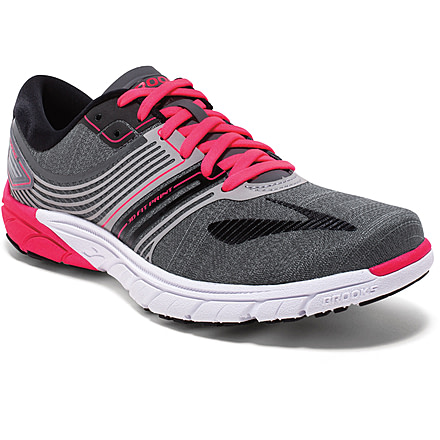 Brooks Pure Cadence 6 Road Running Shoe - Women's-Castle Rock/Blk/Pink-Medium-6
