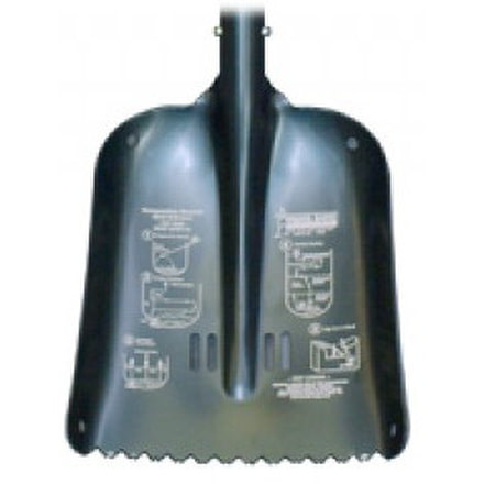 Brooks-Range Compact Sharktooth Shovel-Smoke