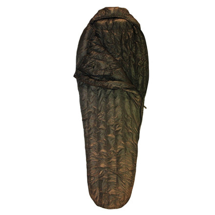 Brooks-Range Mountaineering Drift 45 Sleeping Bag-Gray-Long