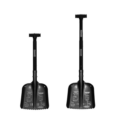 Brooks-Range Sharktooth Compact MiniPro T-Handle Shovel-Red