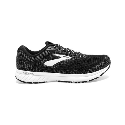 Brooks Revel 3 - Womens, Black/Blackened Pearl/White, Medium, 9.5, 1203021B012.095