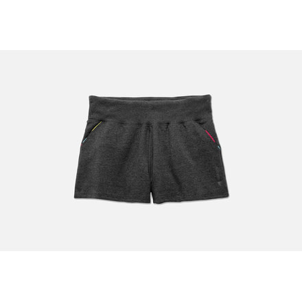 Brooks Revival Women's Short, Heather Black, Large 221263-Heather Black-L